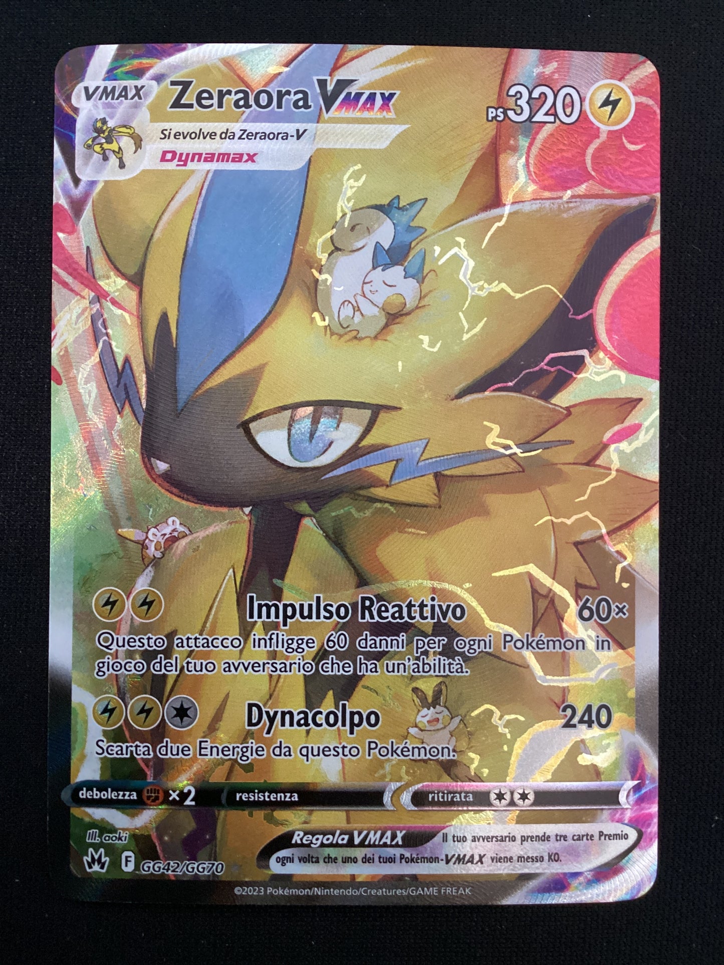 GG42-GG70 Zeraora VMAX Galleria Di Galar CRZ Zenit Regale ITA NM