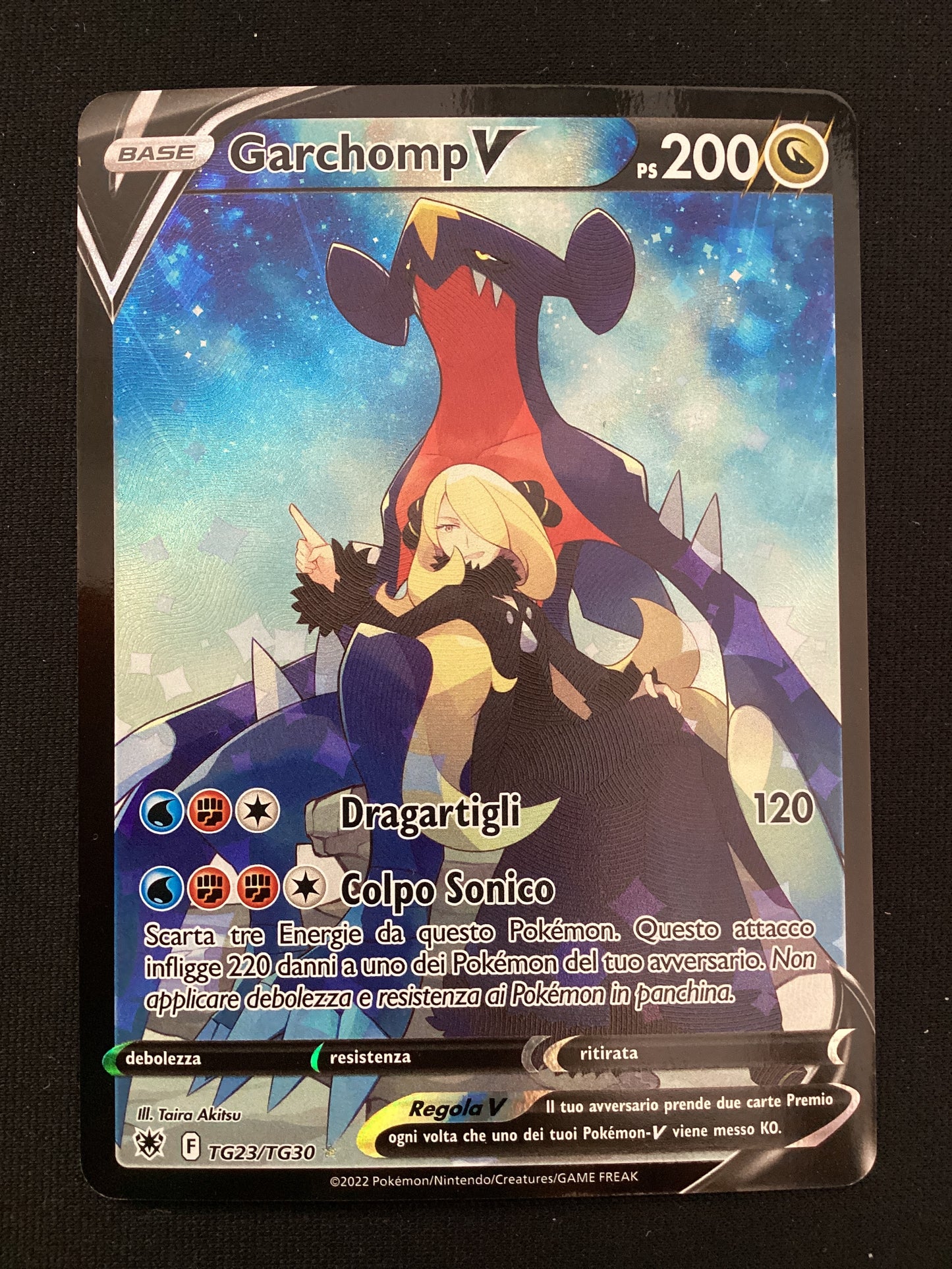 239-189 TG23-TG30 Garchomp V Trainer Gallery ASR Lucentezza Siderale ITA NM