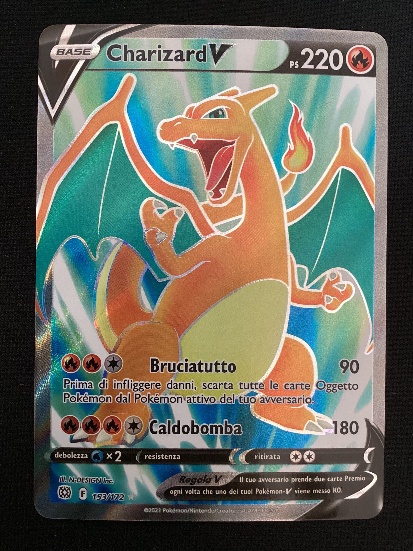 153-172 Charizard V Full BRS Astri Lucenti Art ITA NM