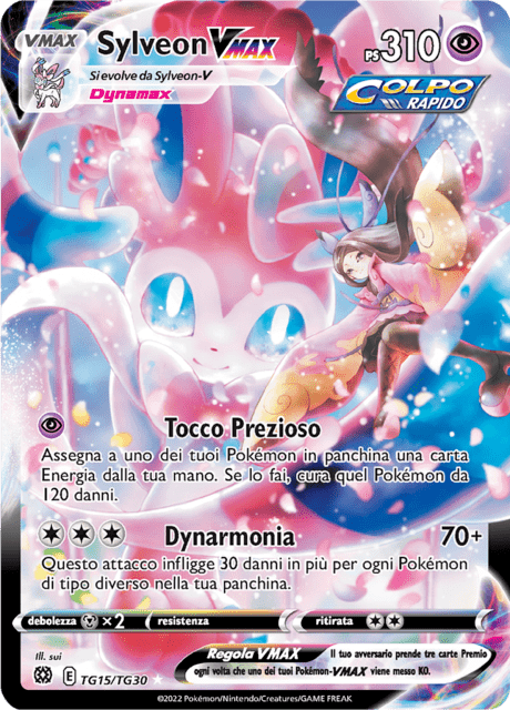 201-172 TG15-TG30 Sylveon VMAX Trainer Gallery BRS Astri Lucenti ITA NM