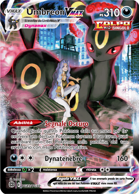 209-172 TG23-TG30 Umbreon VMAX Trainer Gallery BRS Astri Lucenti ITA LP