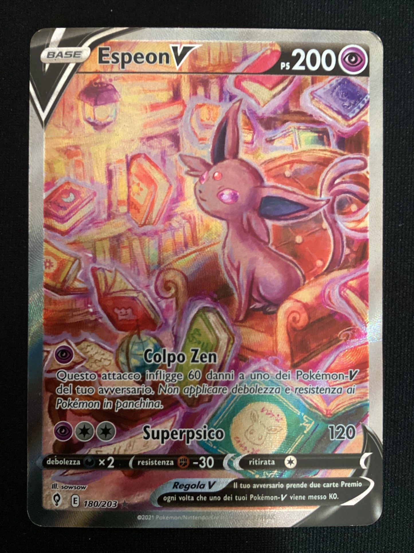 180-203 Espeon V Alternative Art EVS Evoluzioni Eteree ITA EX