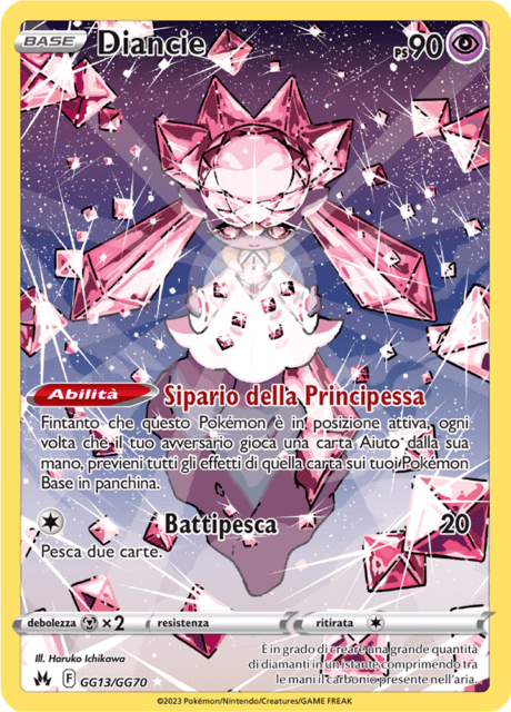 173-159 GG13-GG70 Diancie Galleria Di Galar CRZ Zenit Regale ITA NM
