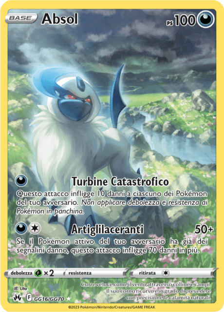 176-159 GG16-GG70 Absol Galleria Di Galar CRZ Zenit Regale ITA NM