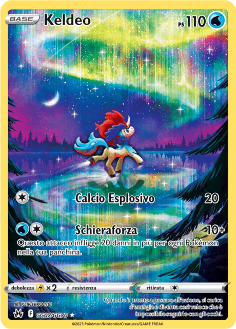 167-159 GG07-GG70 Keldeo Galleria Di Galar CRZ Zenit Regale ITA NM