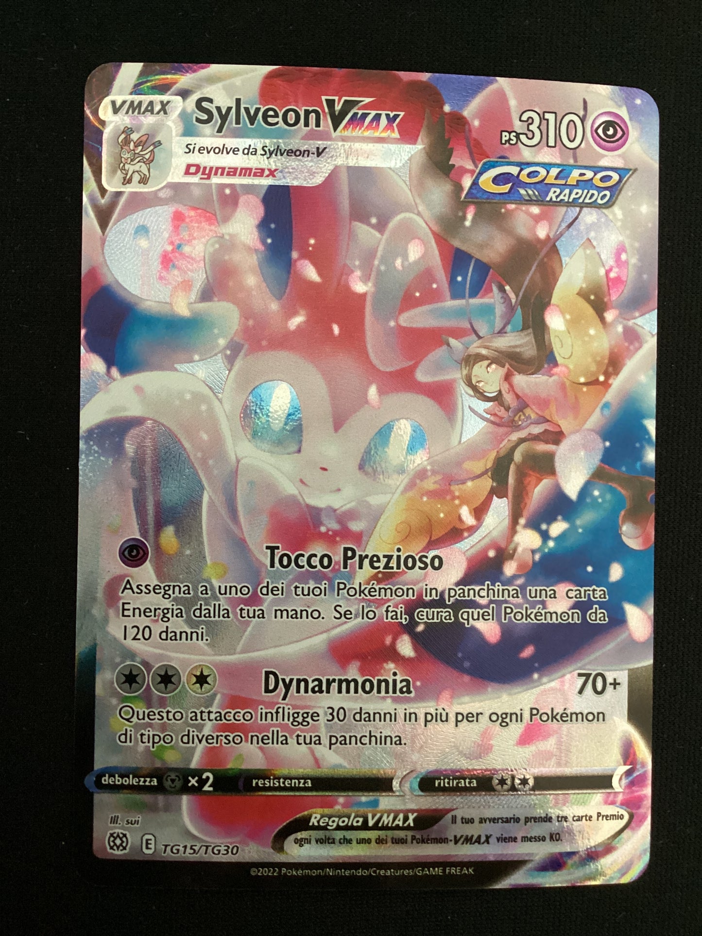 201-172 TG15-TG30 Sylveon VMAX Trainer Gallery BRS Astri Lucenti ITA NM