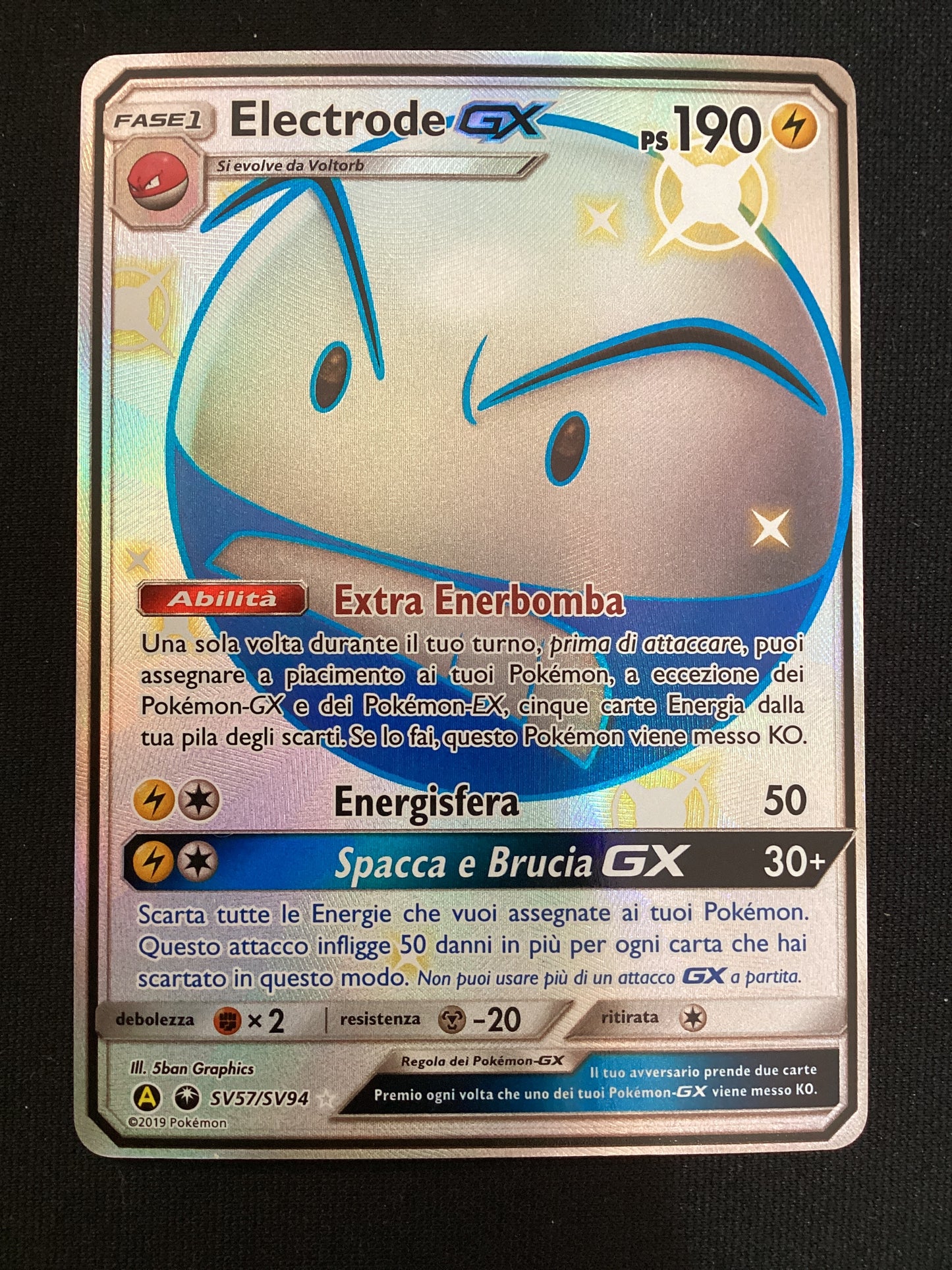 sv57-sv94 Electrode GX Ultra Shiny HIF Destino Sfuggente ITA NM