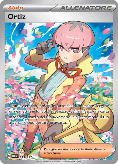 219-197 Ortiz Full Art OBF Ossidiana Infuocata ITA NM