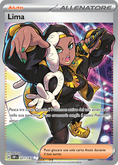 221-197 Lima Full Art OBF Ossidiana Infuocata ITA NM