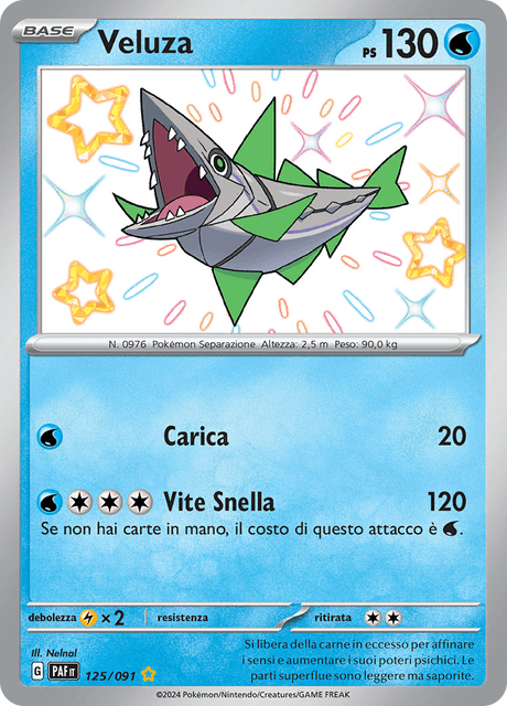 125-091 Veluza Shiny PAF Destino DI Paldea ITA NM