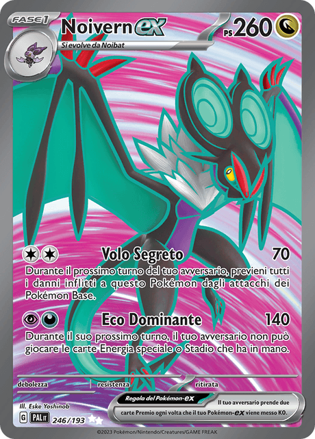 246-193 Noivern ex Full Art PAL Evoluzioni a Paldea ITA NM