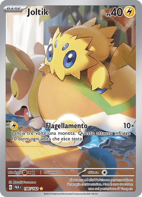 196-182 Joltik Illustrazione Rara PAR Paradosso Temporale ITA NM