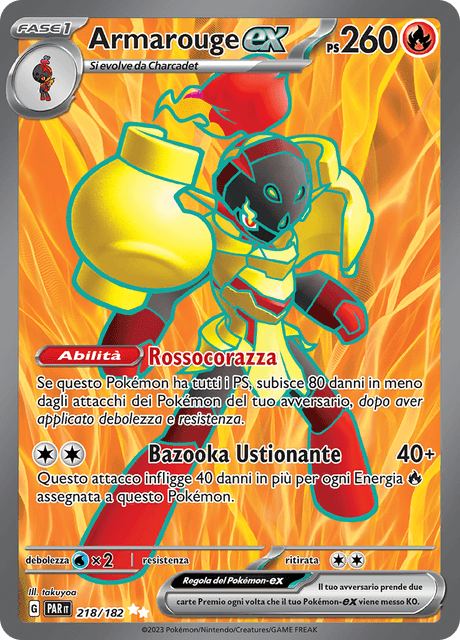 218-182 Armarouge ex Full Art PAR Paradosso Temporale ITA NM