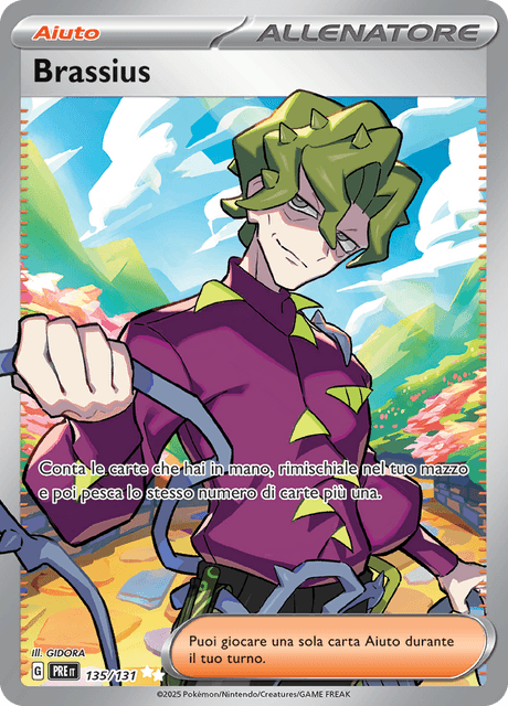 135-131 Brassius Full Art PRE Evoluzioni Prismatiche ITA NM