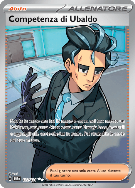139-131 Competenza Di Ubaldo Full Art PRE Evoluzioni Prismatiche ITA NM