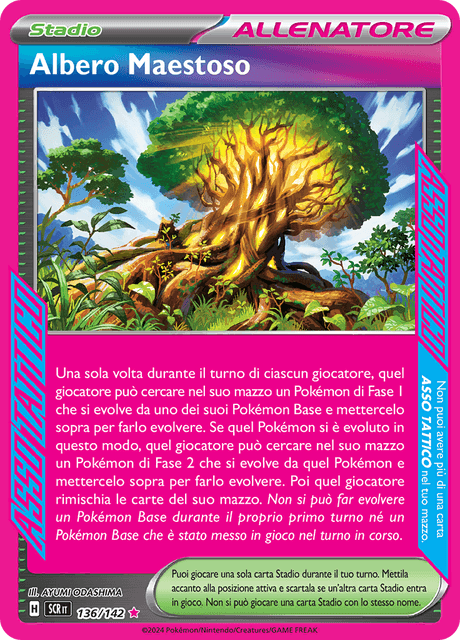 136-142 Albero Maestoso Holo SCR Corona Astrale ITA NM