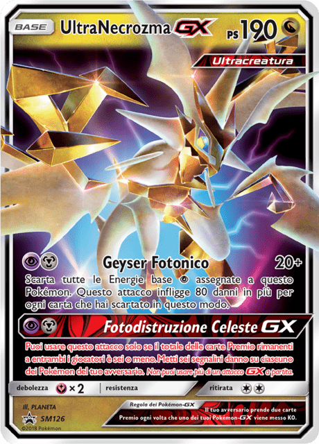 Promo SM126 Ultra Necrozma GX ITA NM