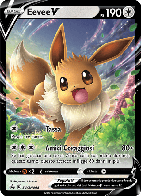 Promo SWSH065 Eevee V Promo Spada e Scudo ITA NM