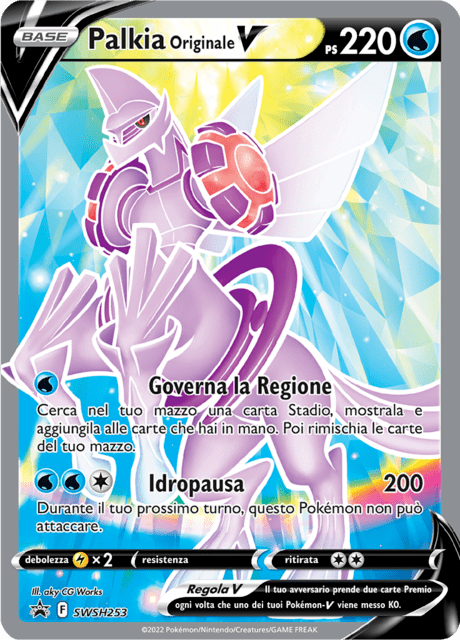 Promo SWSH253 Palkia Originale V Full Art ITA NM