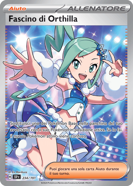 234-191 Fascino Di Orthilla Full Art SSP Scintille Folgoranti ITA NM
