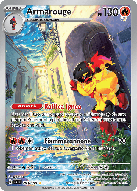 203-198 Armarouge Illustrazione Rara SVI Scarlatto e Violetto ITA NM