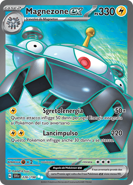226-198 Magnezone ex Full Art SVI Scarlatto e Violetto ITA NM