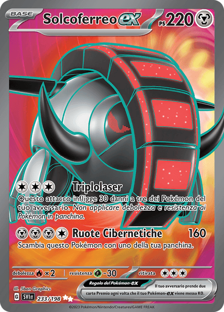 233-198 Solcoferreo ex Full Art SVI Scarlatto e Violetto ITA NM