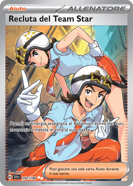 242-198 Recluta del Team Star Full Art SVI Scarlatto e Violetto ITA NM