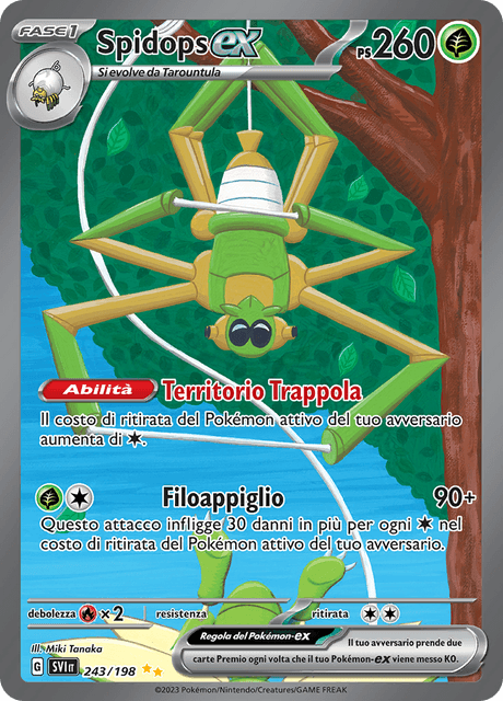 243-198 Spidops ex Alternative Art SVI Scarlatto e Violetto ITA NM