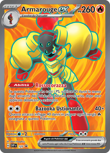 Promo SVP125 Armarouge ex Full Art ITA NM