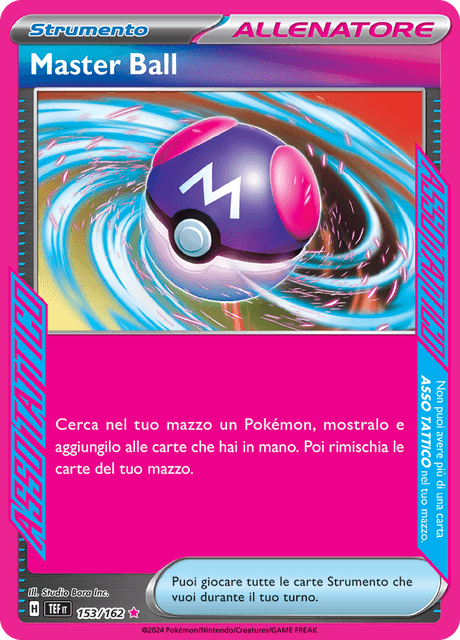 153-162 Master Ball Holo TEF Cronoforze ITA NM