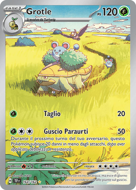 164-162 Grotle Illustrazione Rara TEF Cronoforze ITA NM