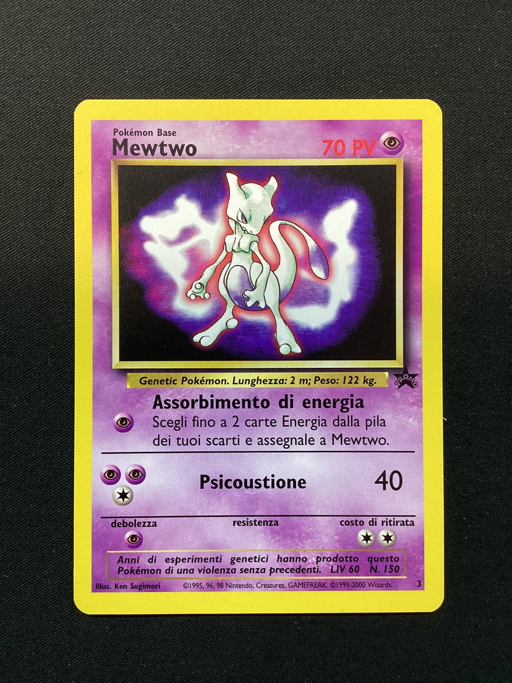 Promo 3 Mewtwo Wizards Black Star Promos ITA NM