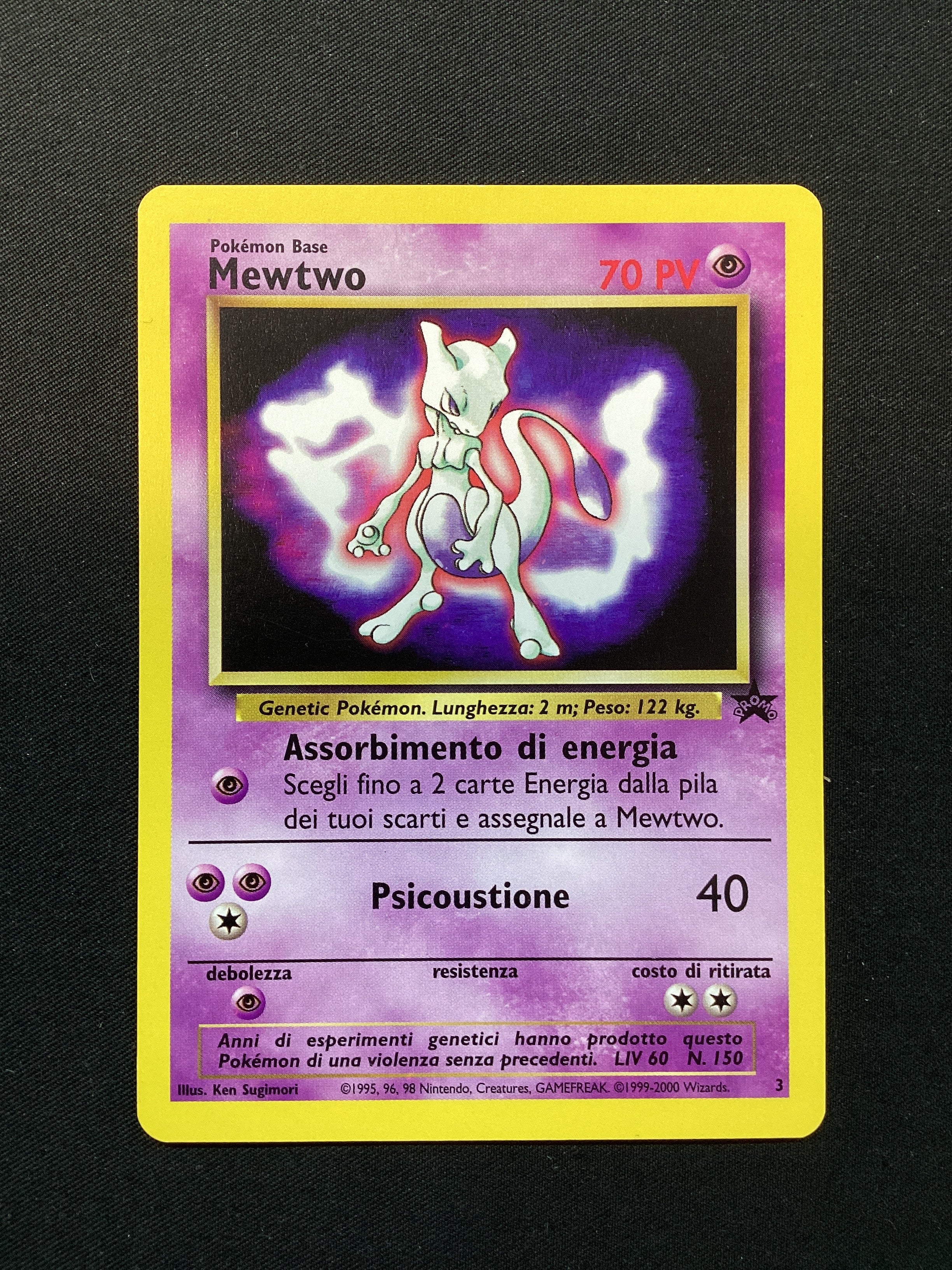 Promo 3 Mewtwo Wizards Black Star Promos ITA NM