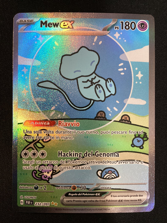 232-091 Mew ex Ultrarara Shiny Alternative Art PAF Destino di Paldea ITA NM