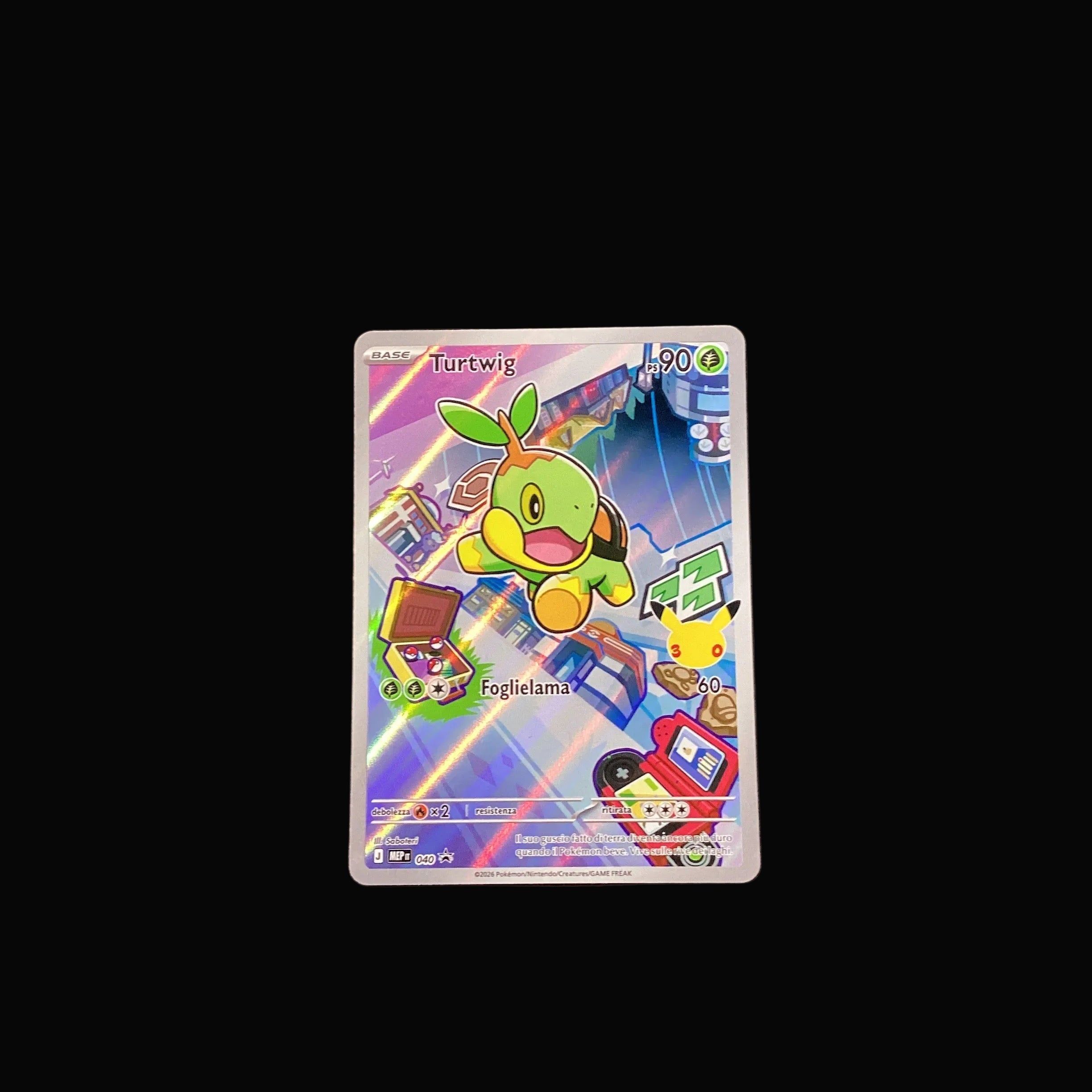 Promo 040 Turtwig MEP Black Star Promos ITA NM