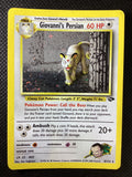 008-132 Giovanni’s Persian Holo GC Gym Challenge ENG LIGHT PLAYED