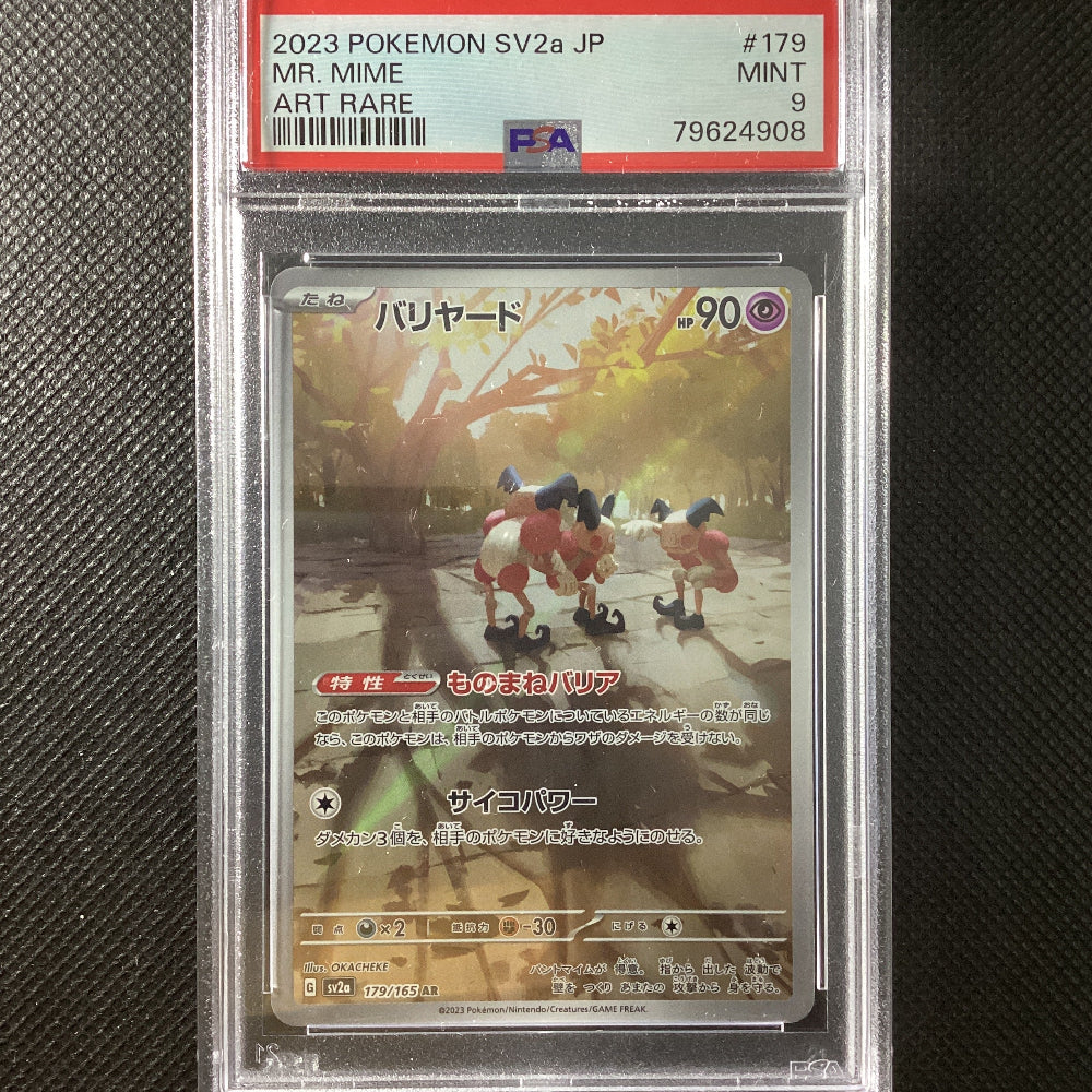 Pokémon 179-165 Mr.Mime sv2a Pokémon Card 151  PSA MINT 9 79624908 JAP