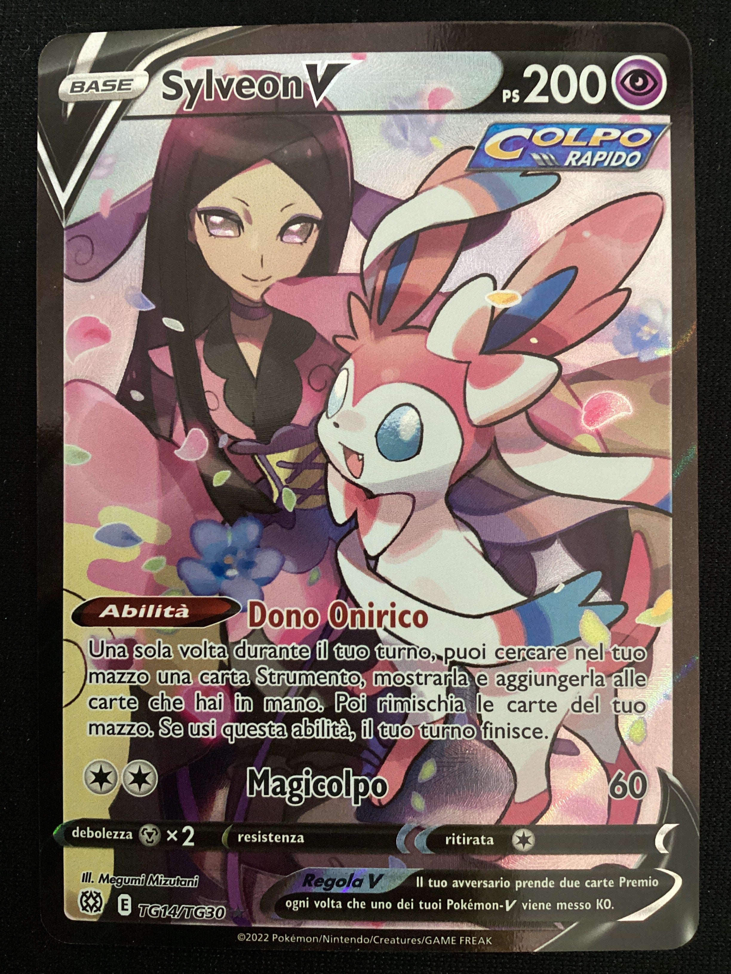 200-172 TG14-TG30 Sylveon V Trainer Gallery BRS Astri Lucenti ITA NM