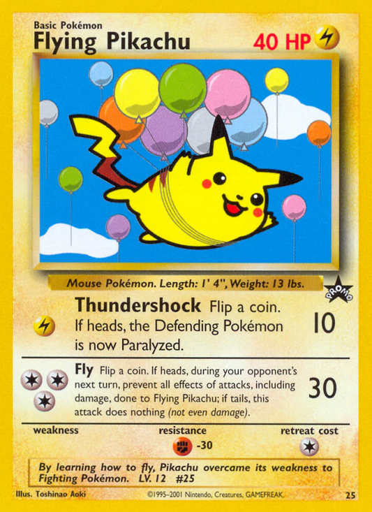 Promo WP25 Flying Pikachu WotC Promos  ENG GD