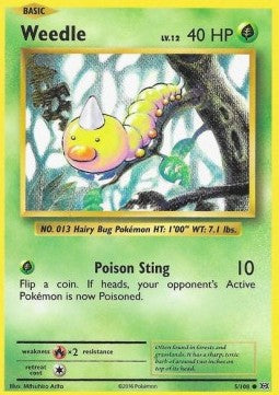Weedle⁣ - Evolutions⁣ (Common)⁣ [5]