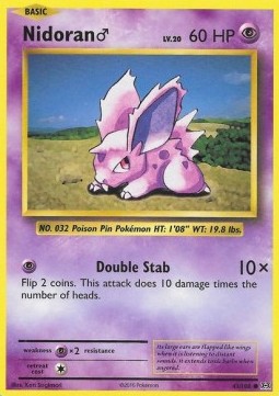 Nidoran ♂⁣ - Evolutions⁣ (Common)⁣ [43]