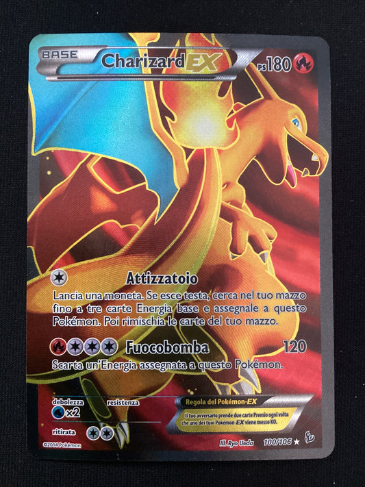 100-106 Charizard EX Full Art FLF Fuoco Infernale ITA EXCELLENT