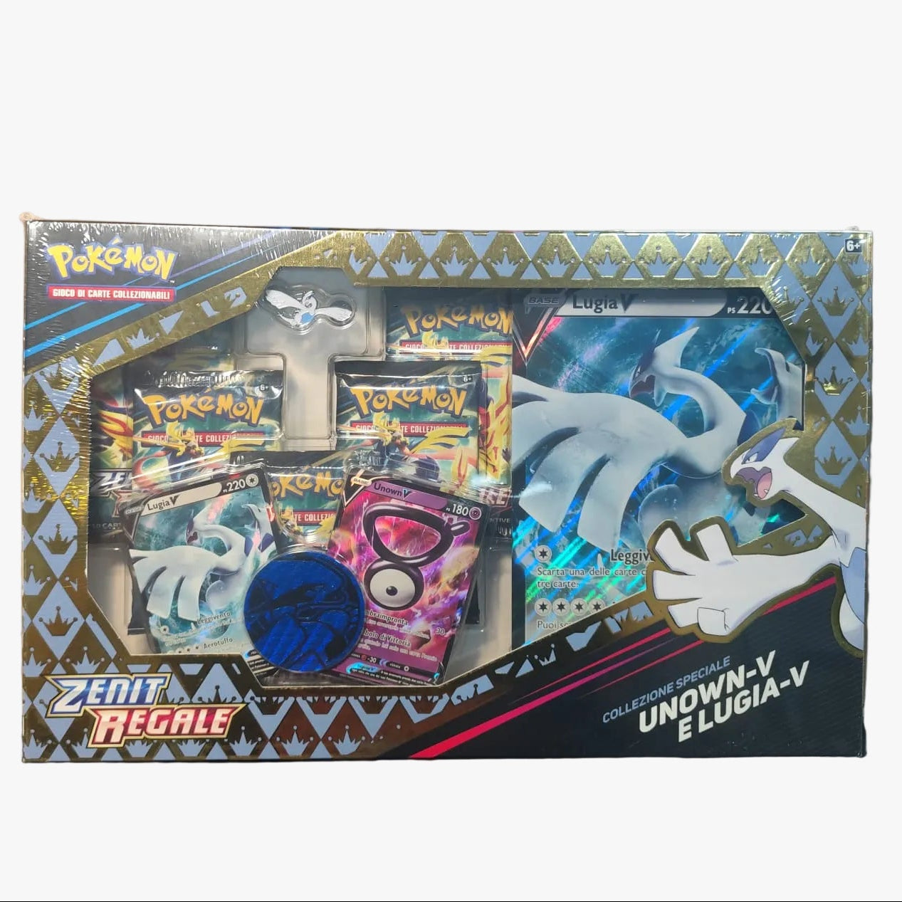 Pokémon Zenit Regale Collezione Speciale Unown V e Lugia V ITA