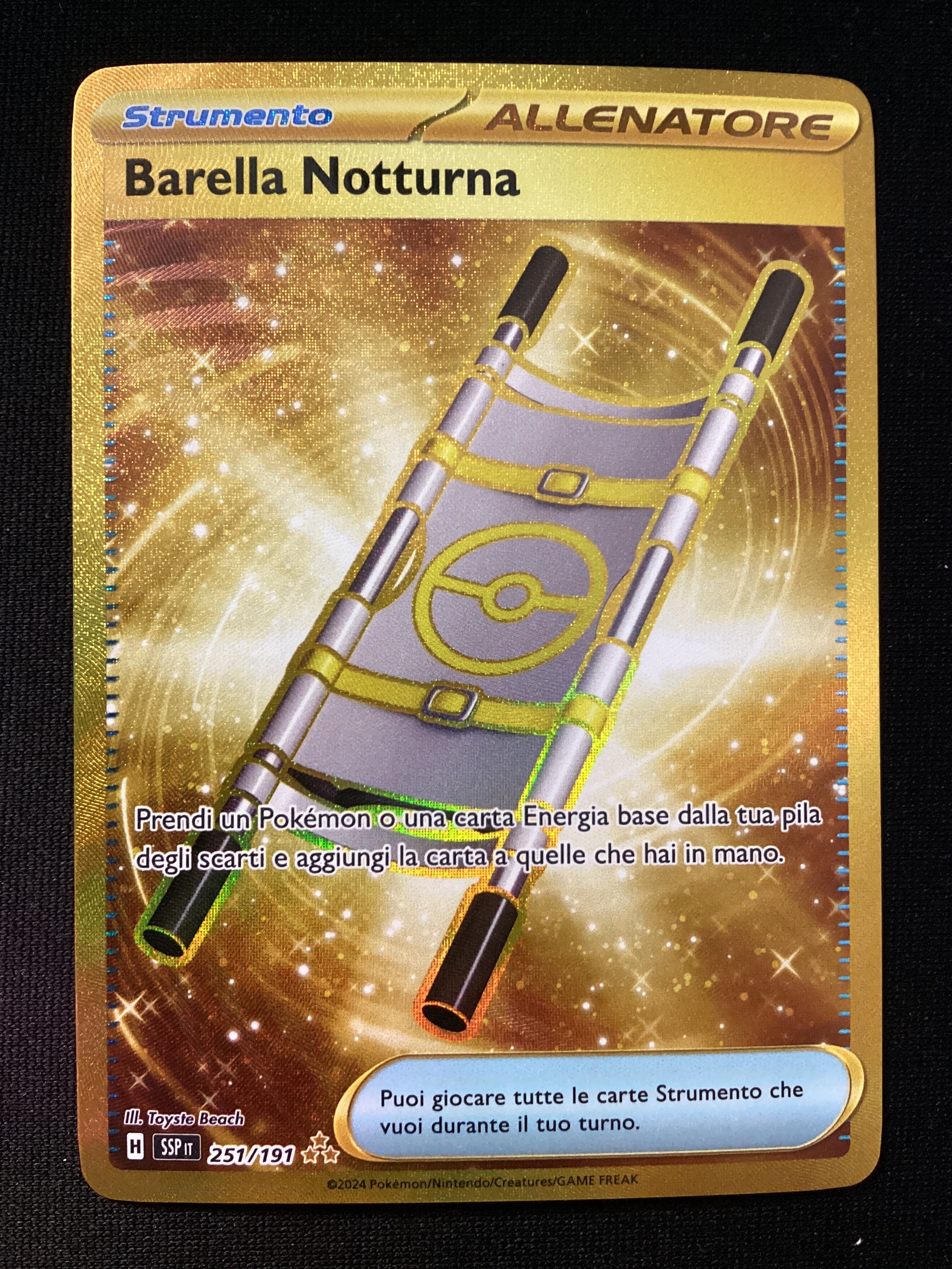 251-191 Barella Notturna Gold Rara Segreta SSP Scintille Folgoranti ITA NM