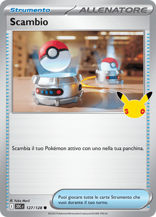 127-128 Scambio Holo 30C 30º Anniversario ITA NM