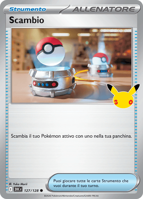 127-128 Scambio Holo 30C 30º Anniversario ITA NM
