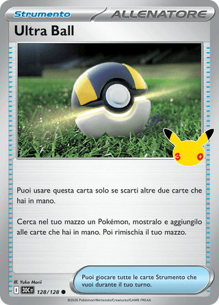 128-128 Ultra Ball Holo 30C 30º Anniversario ITA NM