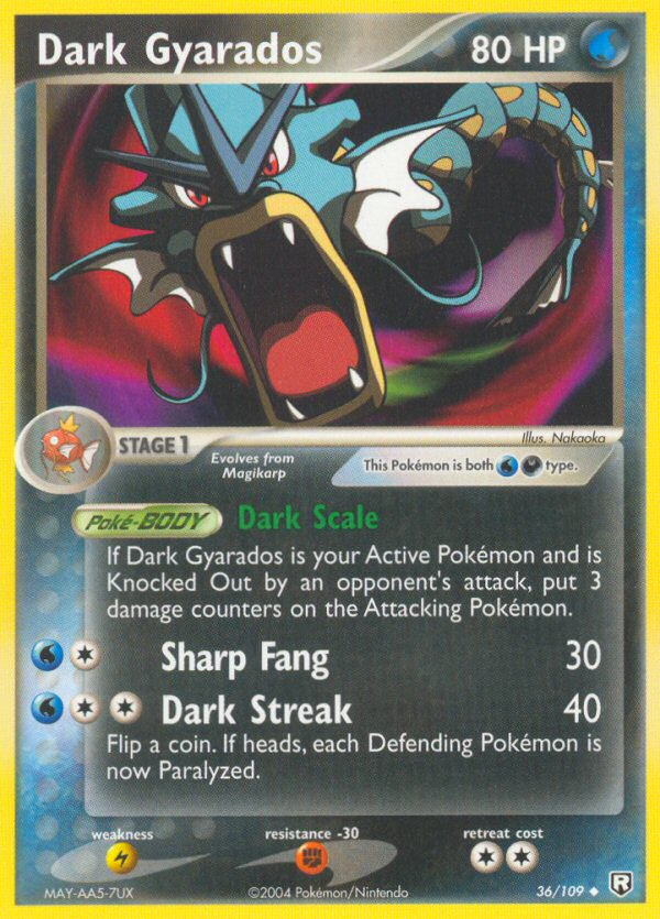 36-109 Dark Gyarados TRR EX Team Rocket Returns ENG EXCELLENT
