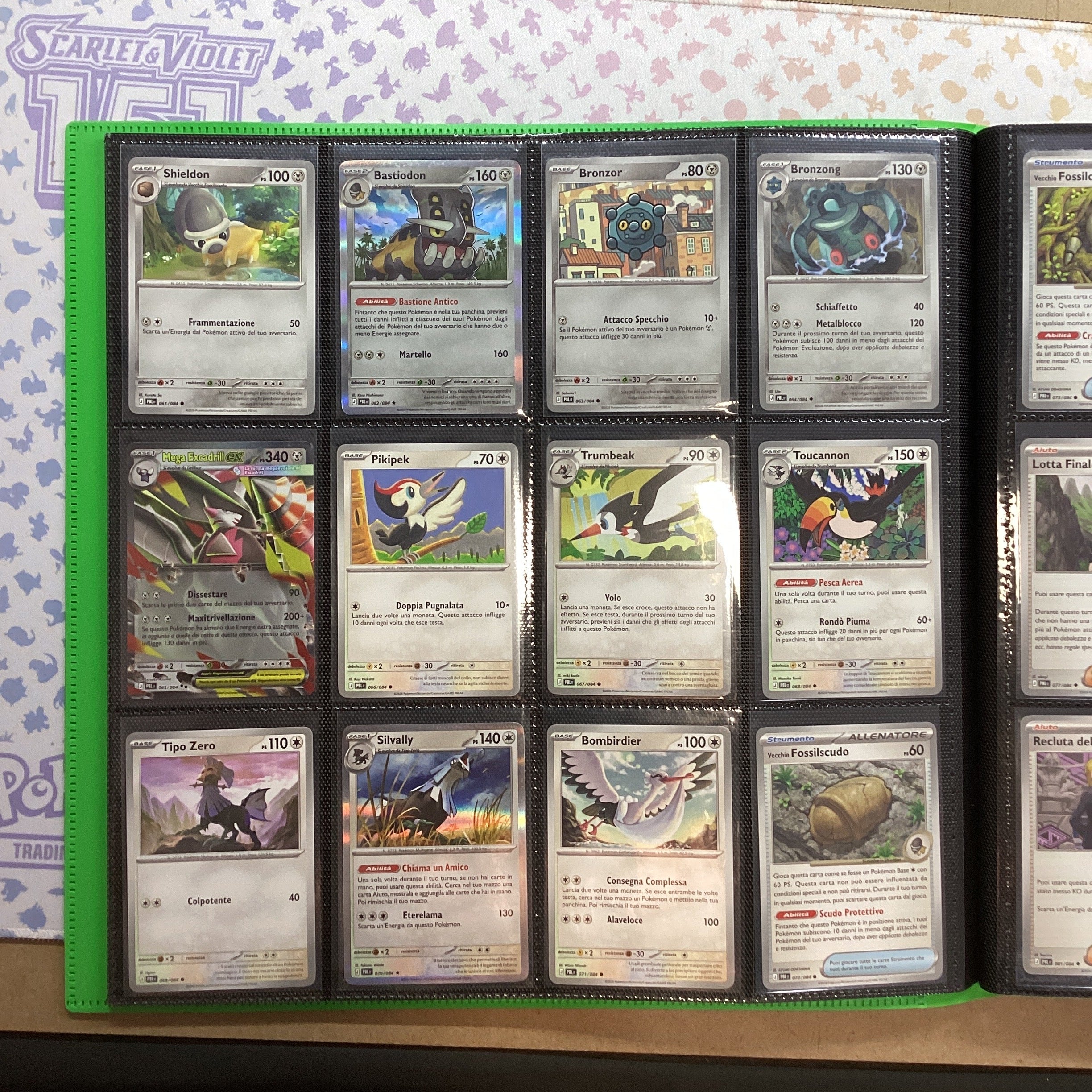 Masterset in serie Buio Pesto - Pokemon Set Regular (Holo-Non Holo-ex) 84 Carte ITA NM + Album